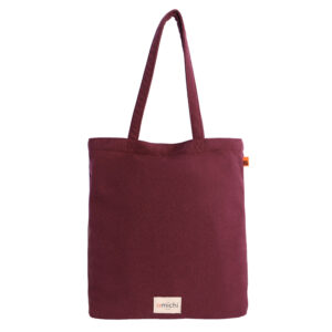 Bolso shopper para mujer Amichi Cinthia de tejido con cremallera