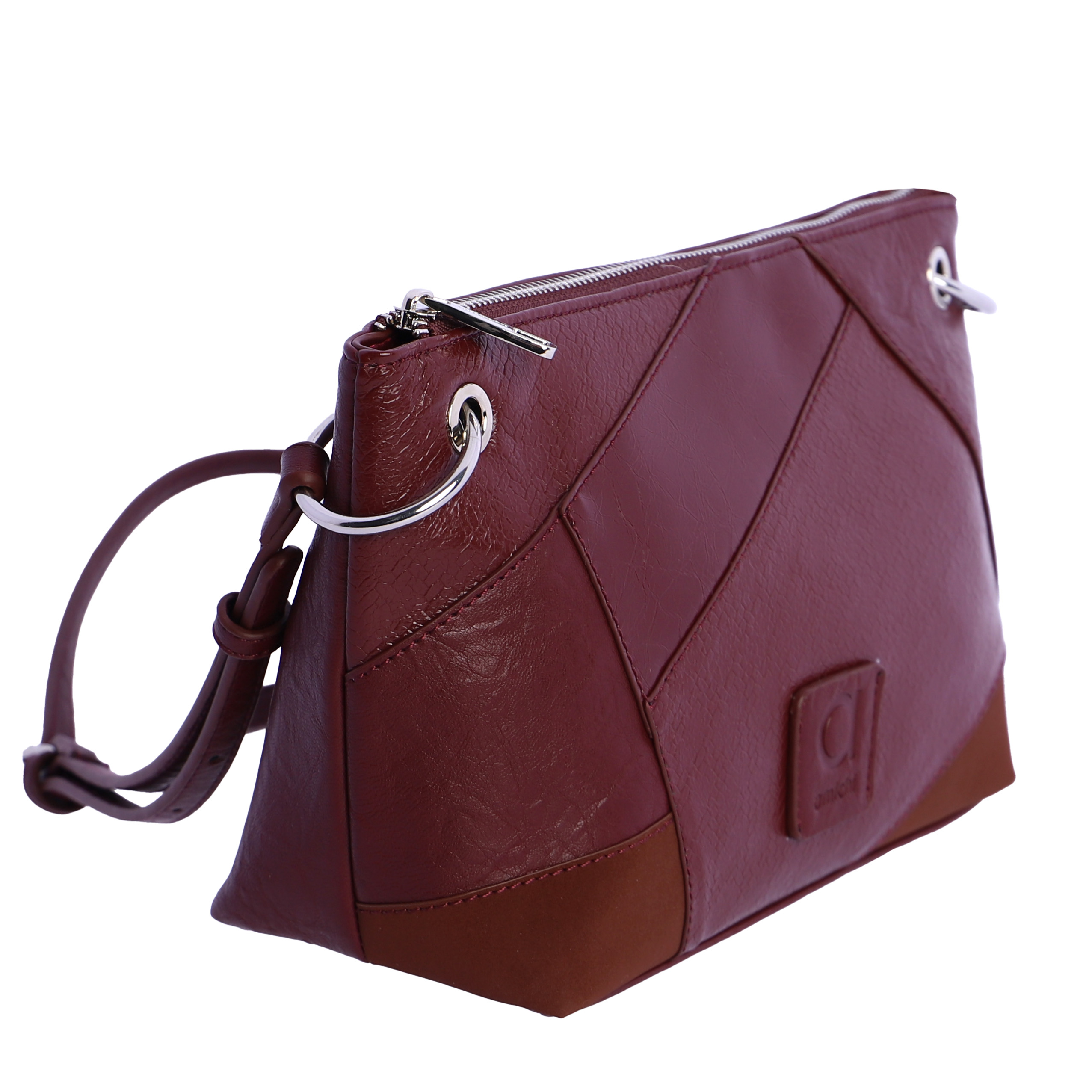 Bolso bandolera para mujer Amichi Fatsia de piel sintética con cremallera