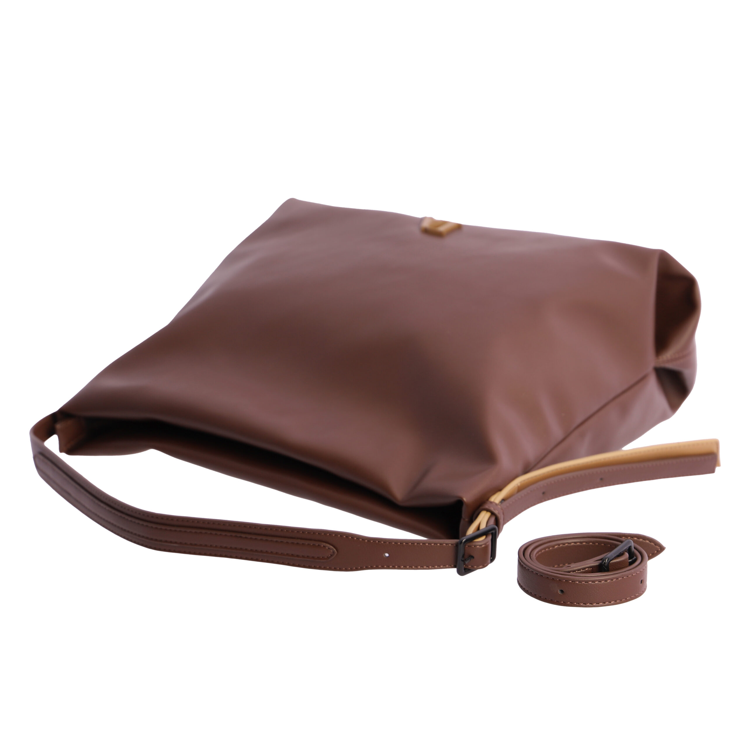 Bolso de hombro para mujer DON ALGODON Romena de piel sintética con cremallera