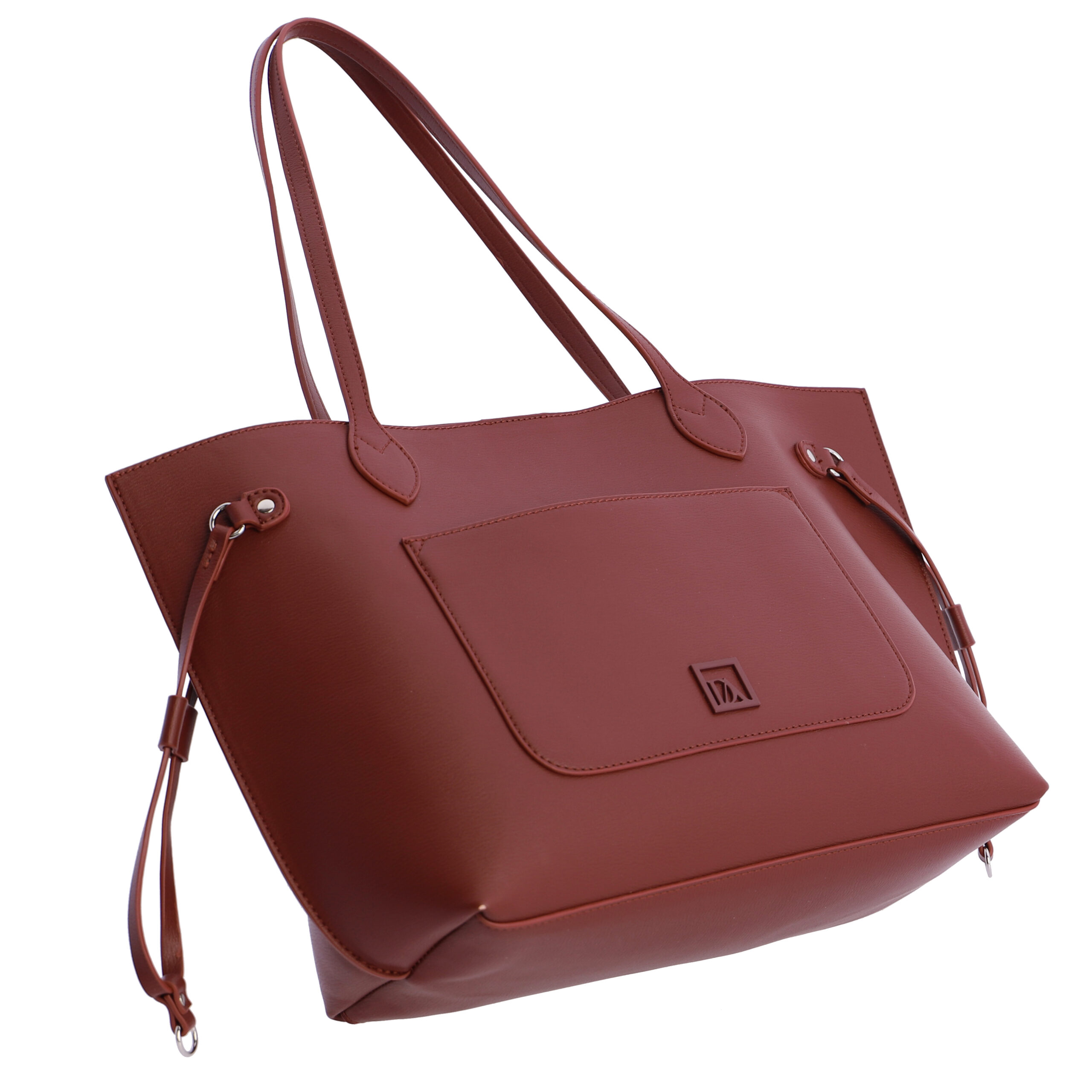 Bolso shopper para mujer DON ALGODON Danira de piel sintética con cremallera