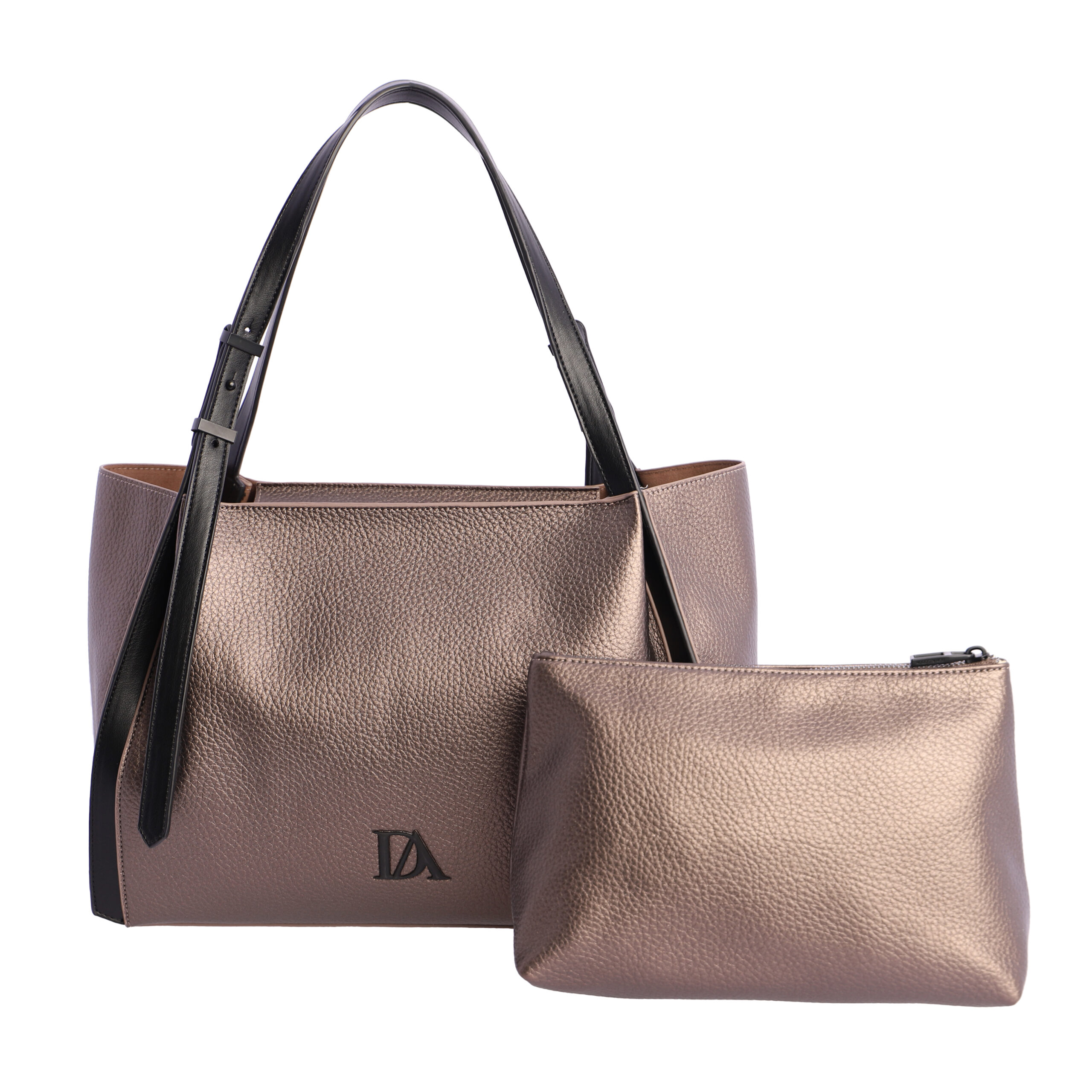 Bolso de hombro para mujer DON ALGODON Mireya de piel sintética con bolso interior