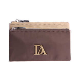 Monedero doble para mujer DON ALGODON Daryna de nailon con cremallera