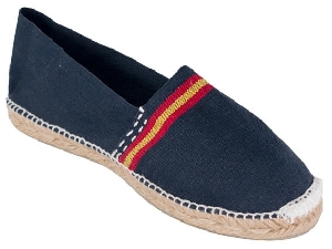 Alpargata plana yute marino  bandera