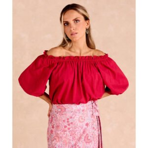 Camisa cereza Morgane