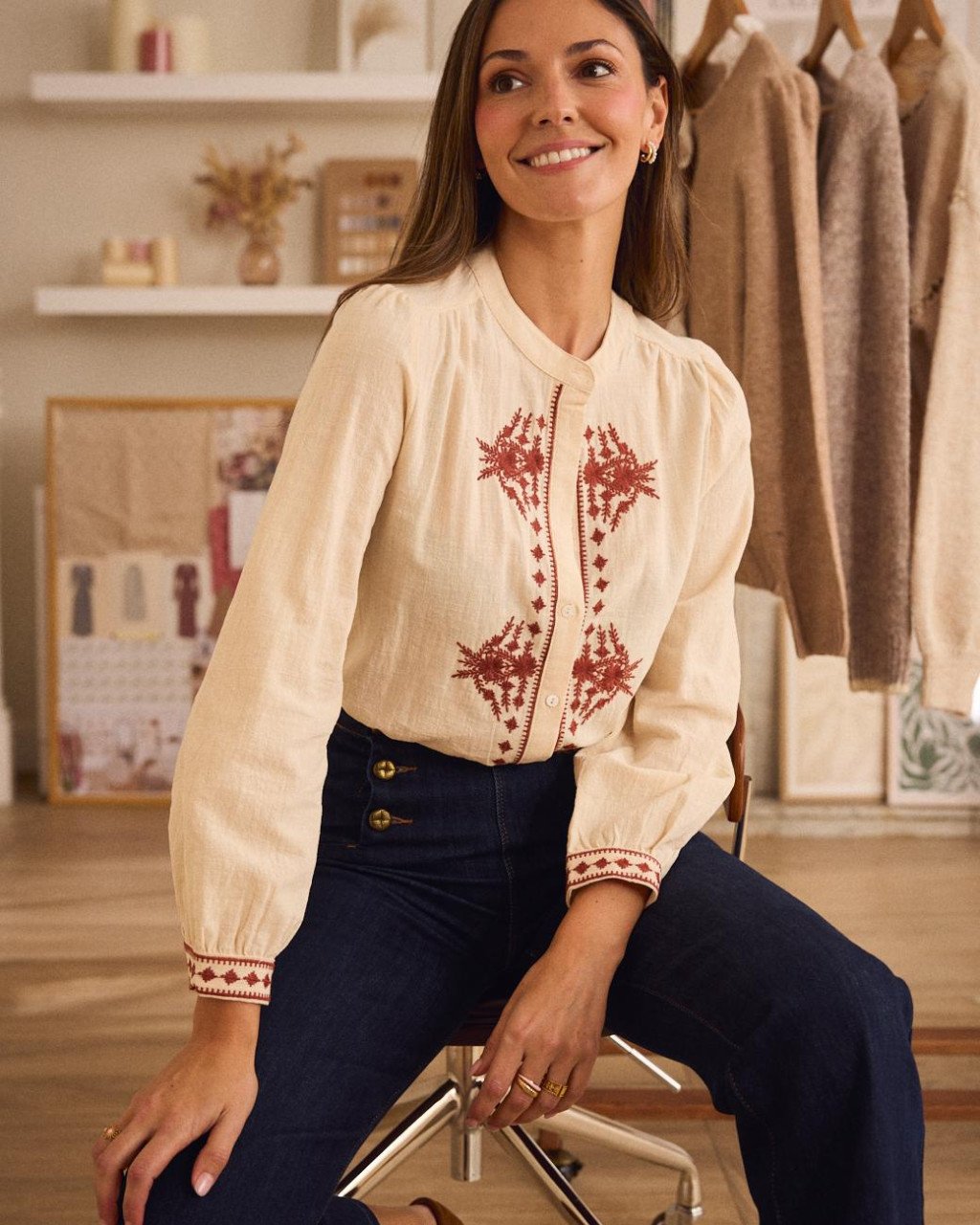 Camisa Bordados Vivienne - Imagen 2
