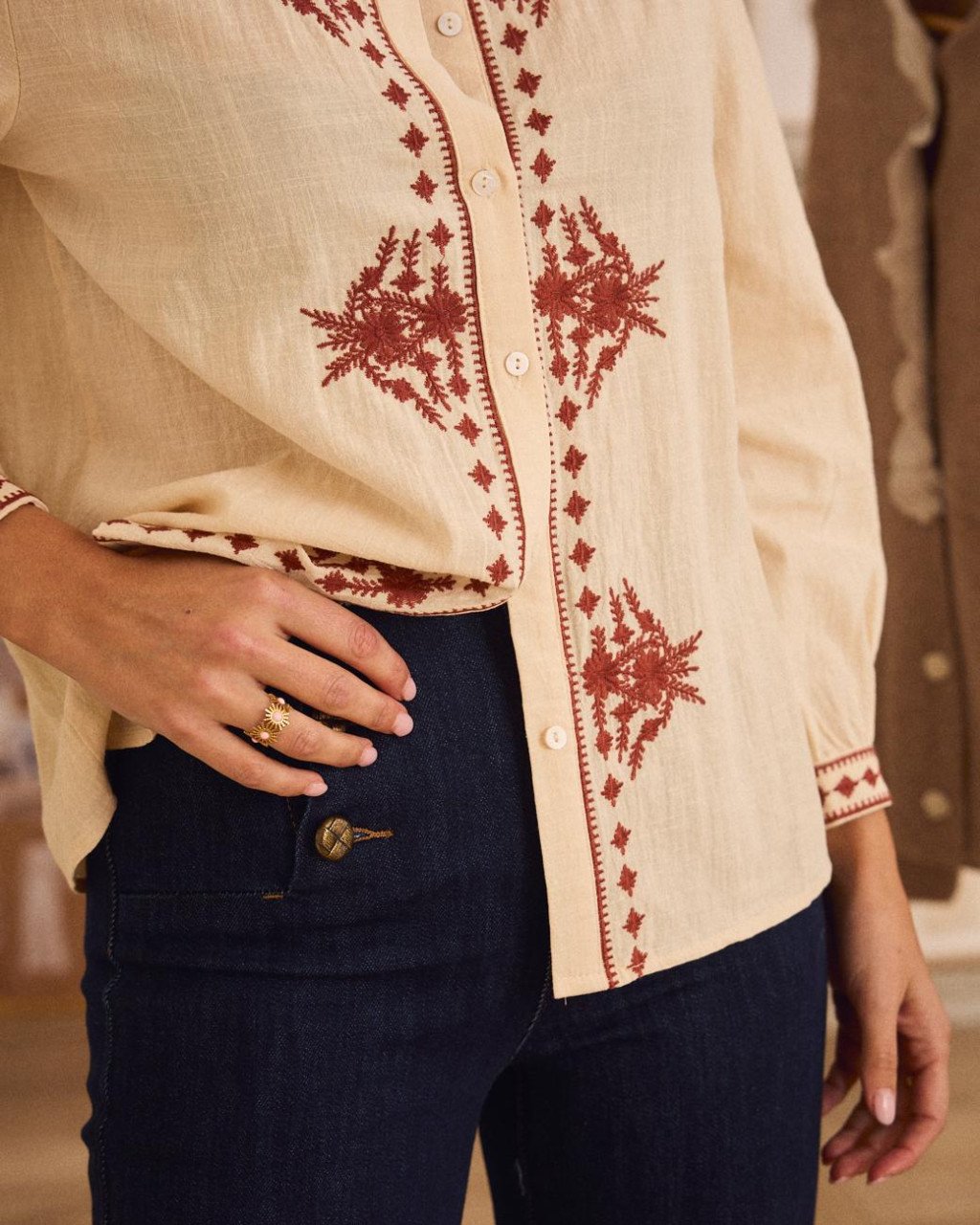 Camisa Bordados Vivienne - Imagen 4