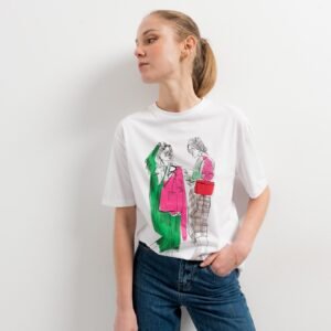 Camiseta estampado frontal