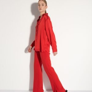 Pantalón rojo abertura de Emarola