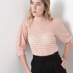 Top encaje - Rosa