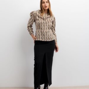 Blusa estampado geométrico