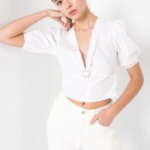 Blusa hebilla brillo