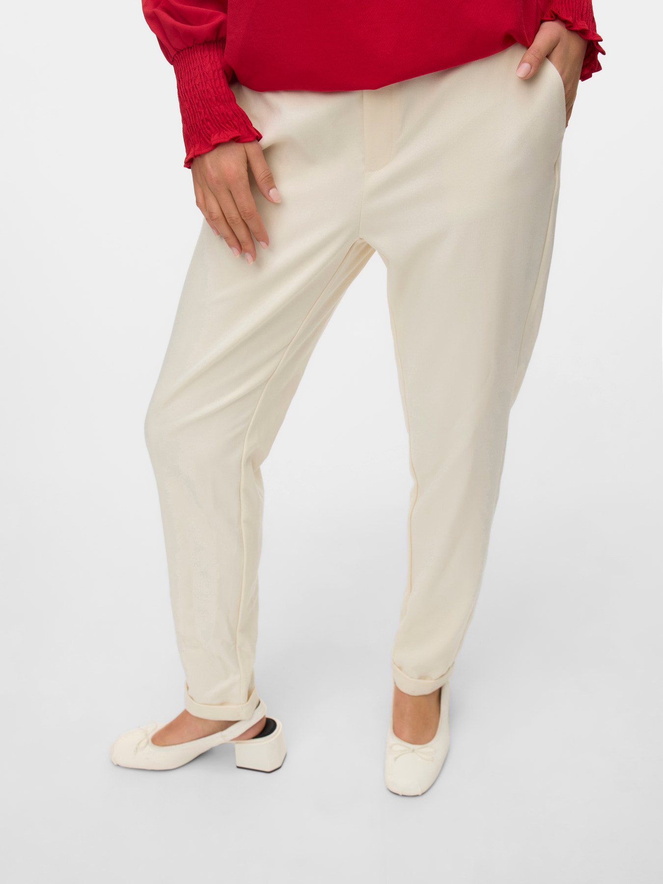 Pantalón sólido holgado modelo Maya - Imagen 10
