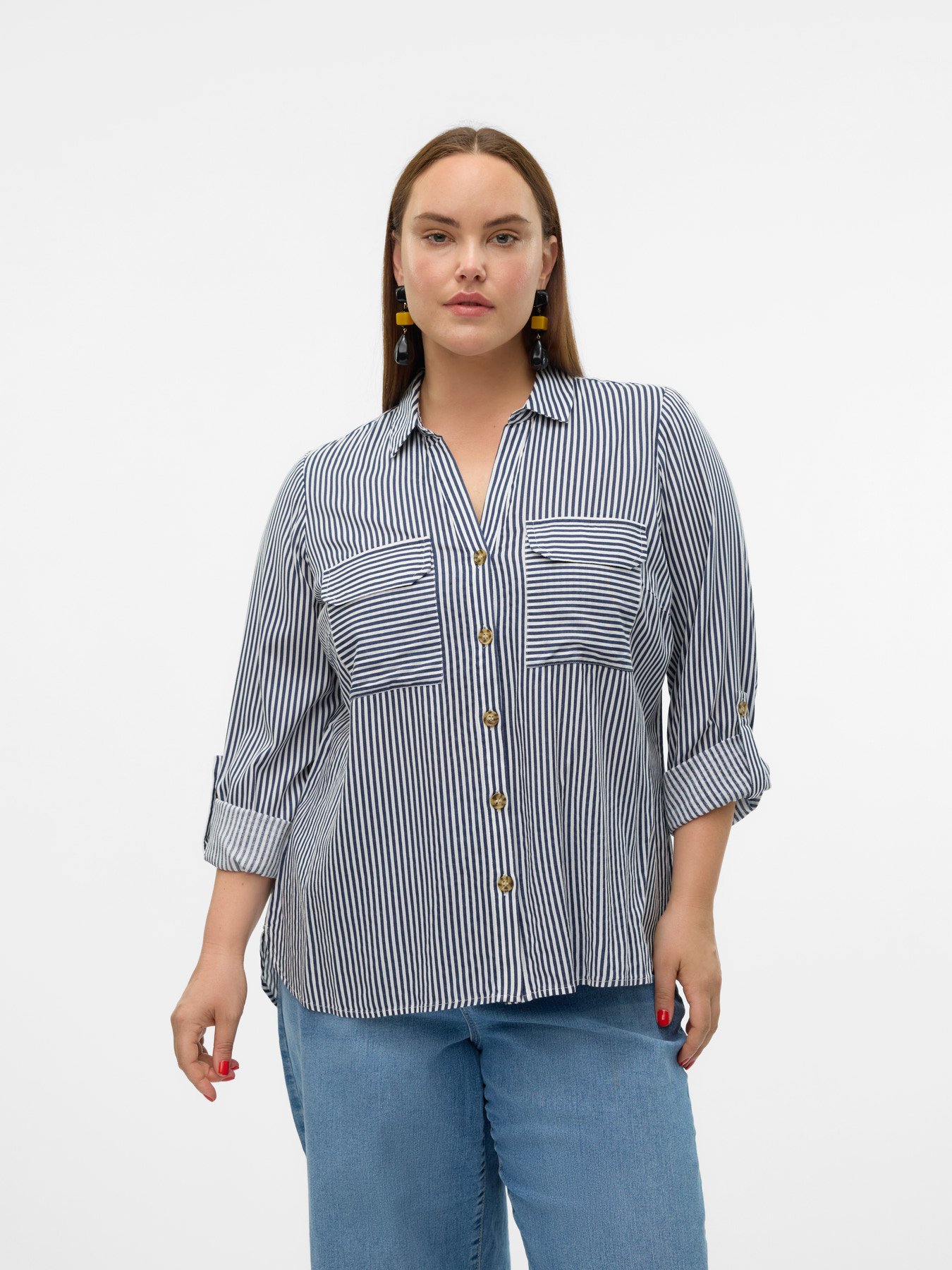 Camisa de manga larga curve