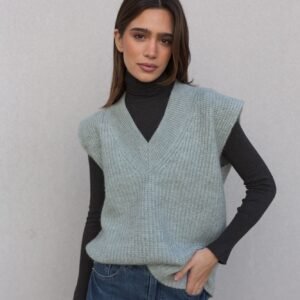 Chaleco punto oversize
