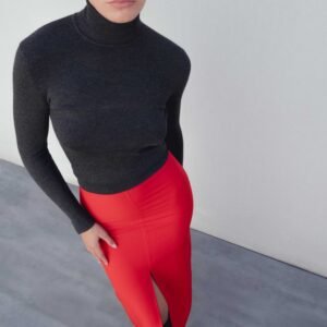 Falda midi con aberturas