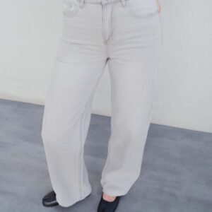 Pantalón vaquero de pierna ancha, tiro medio de Emarola