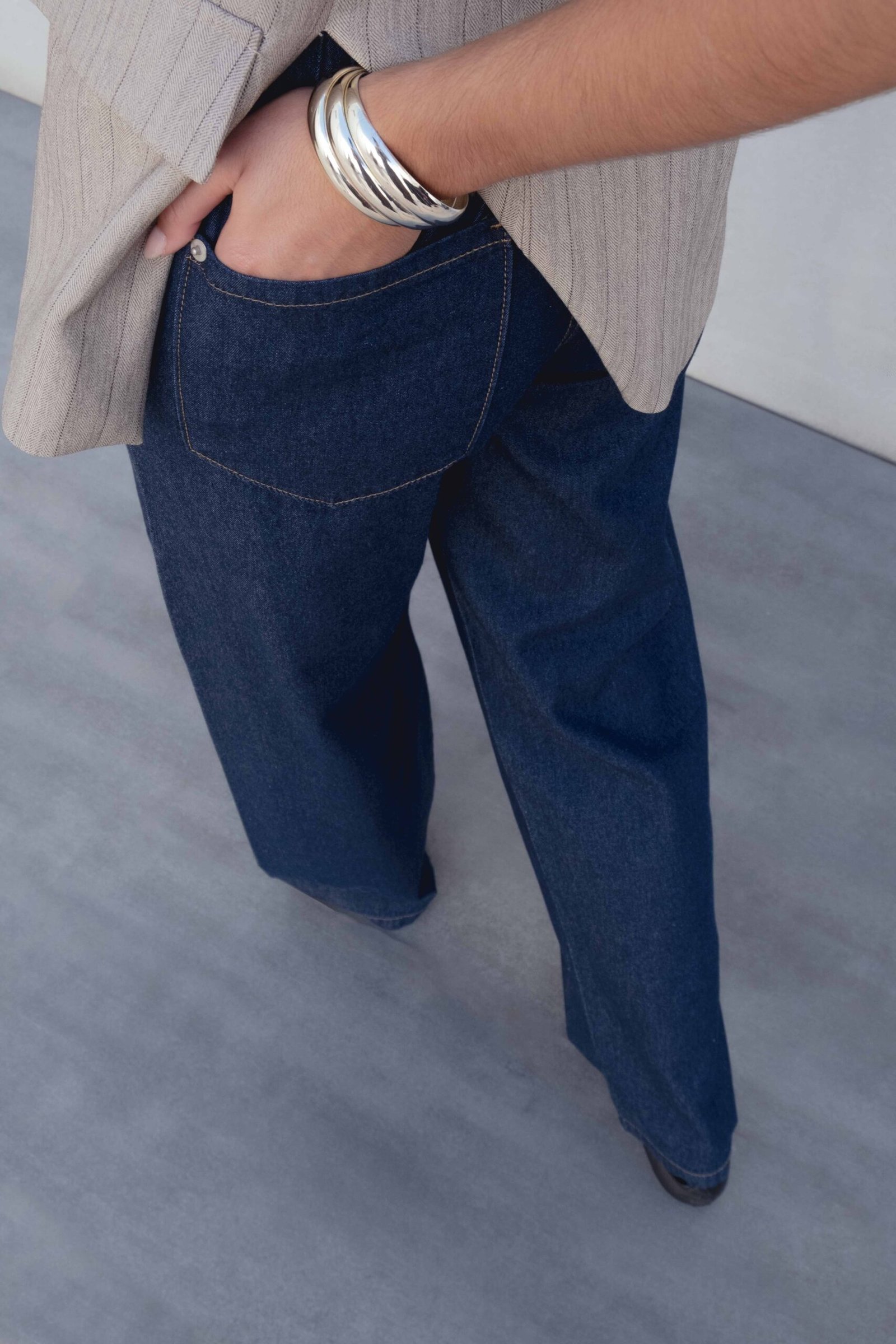 Pantalón fluido efecto denim de Emarola - Imagen 3