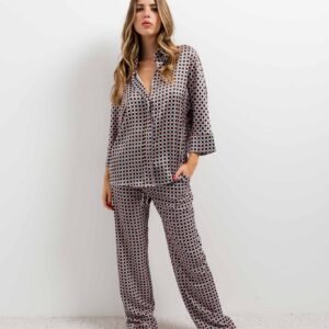 Pantalón estampado - Negro