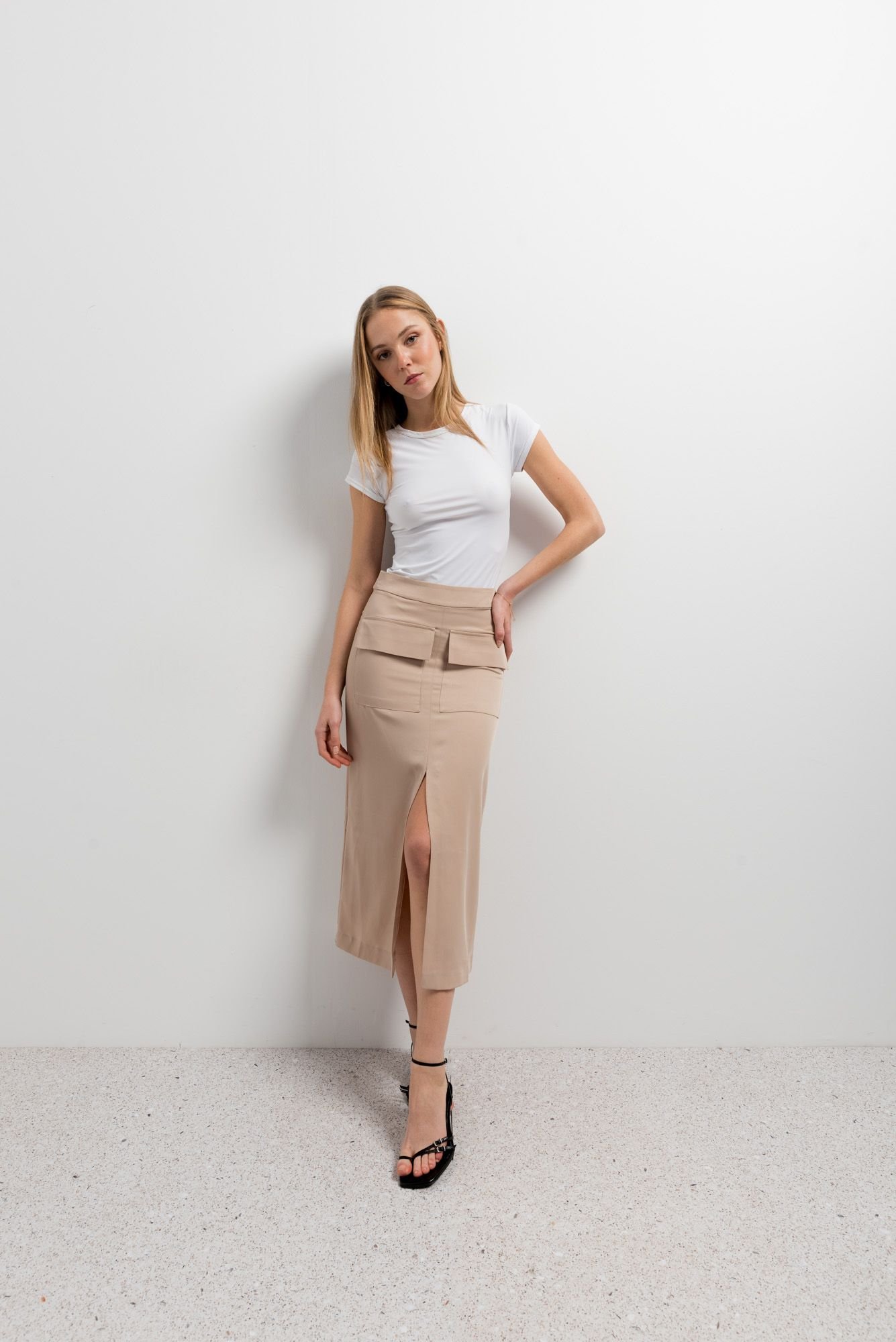 Falda midi cargo - Imagen 5