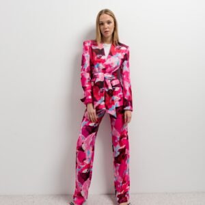 Pantalón estampado - Rosa