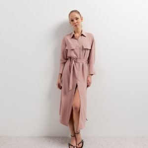 Vestido camisero - Rosa