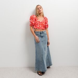 Top estampado flores