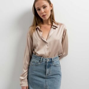 Camisa satinada