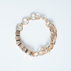 Pulsera eslabones combinado-83404