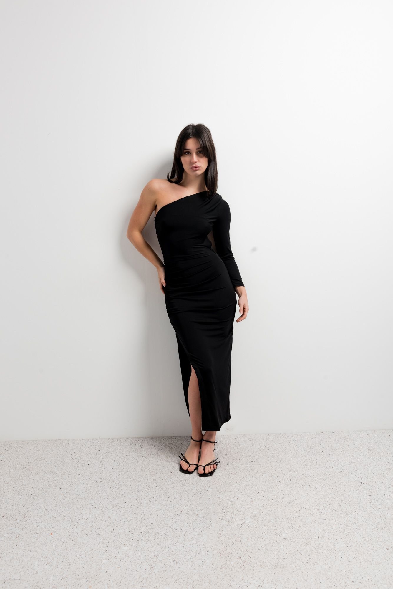 Vestido midi asimétrico - Imagen 12
