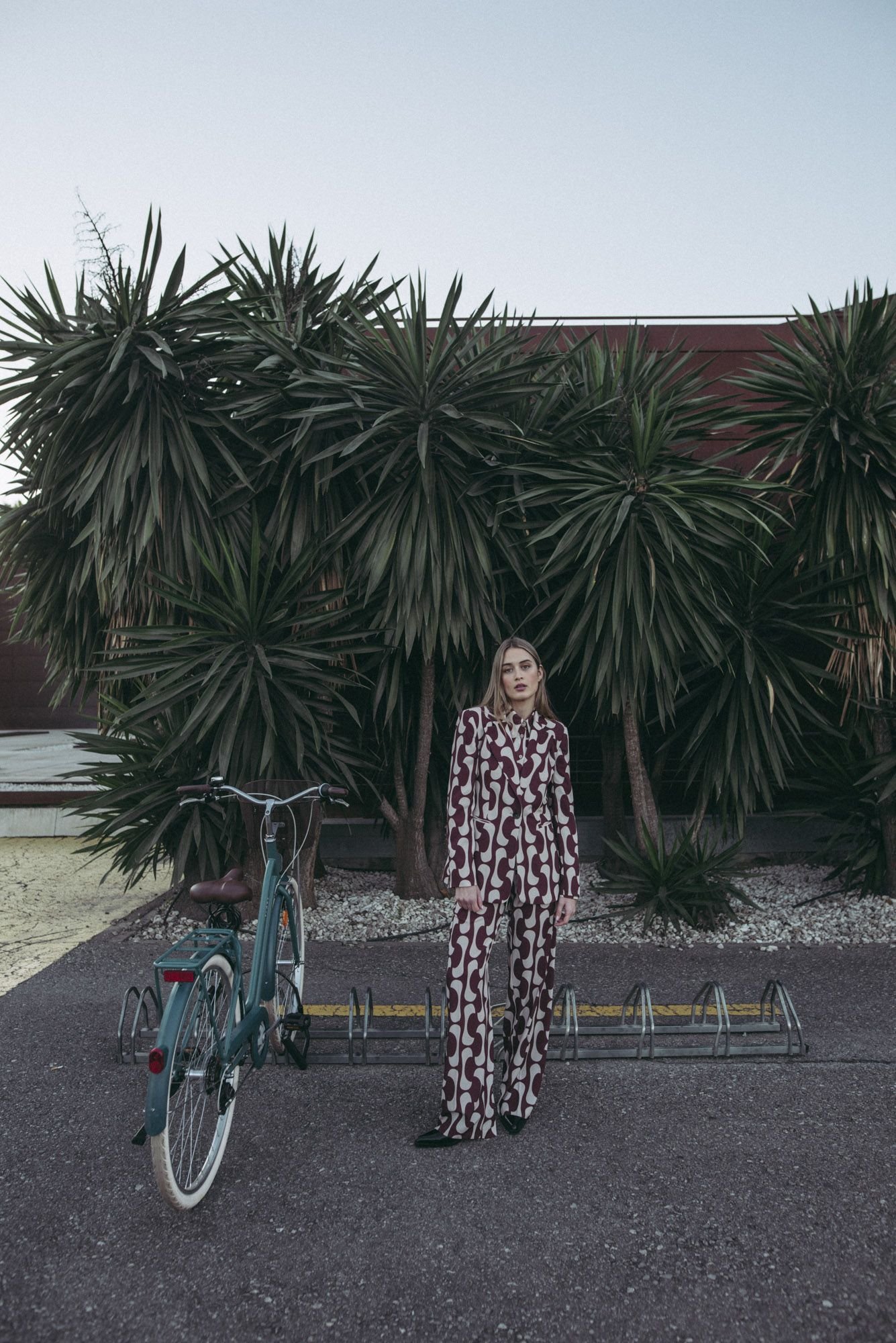 Blazer estampada - Burdeos - Imagen 5