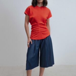 Blusa frunce - Rojo