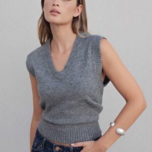 Chaleco punto - Gris