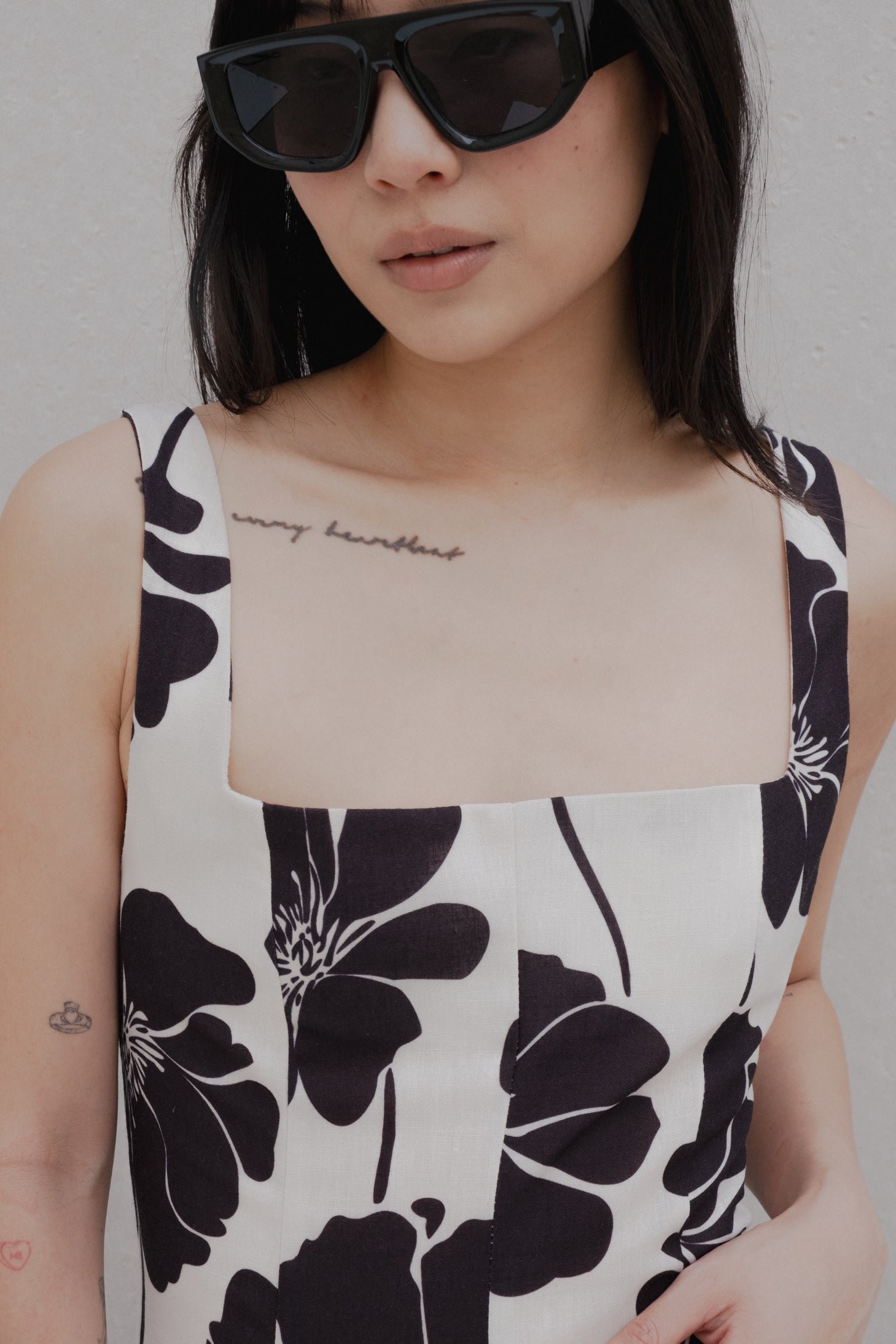 Vestido midi estampado - Imagen 3