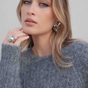 Jersey oversize color gris