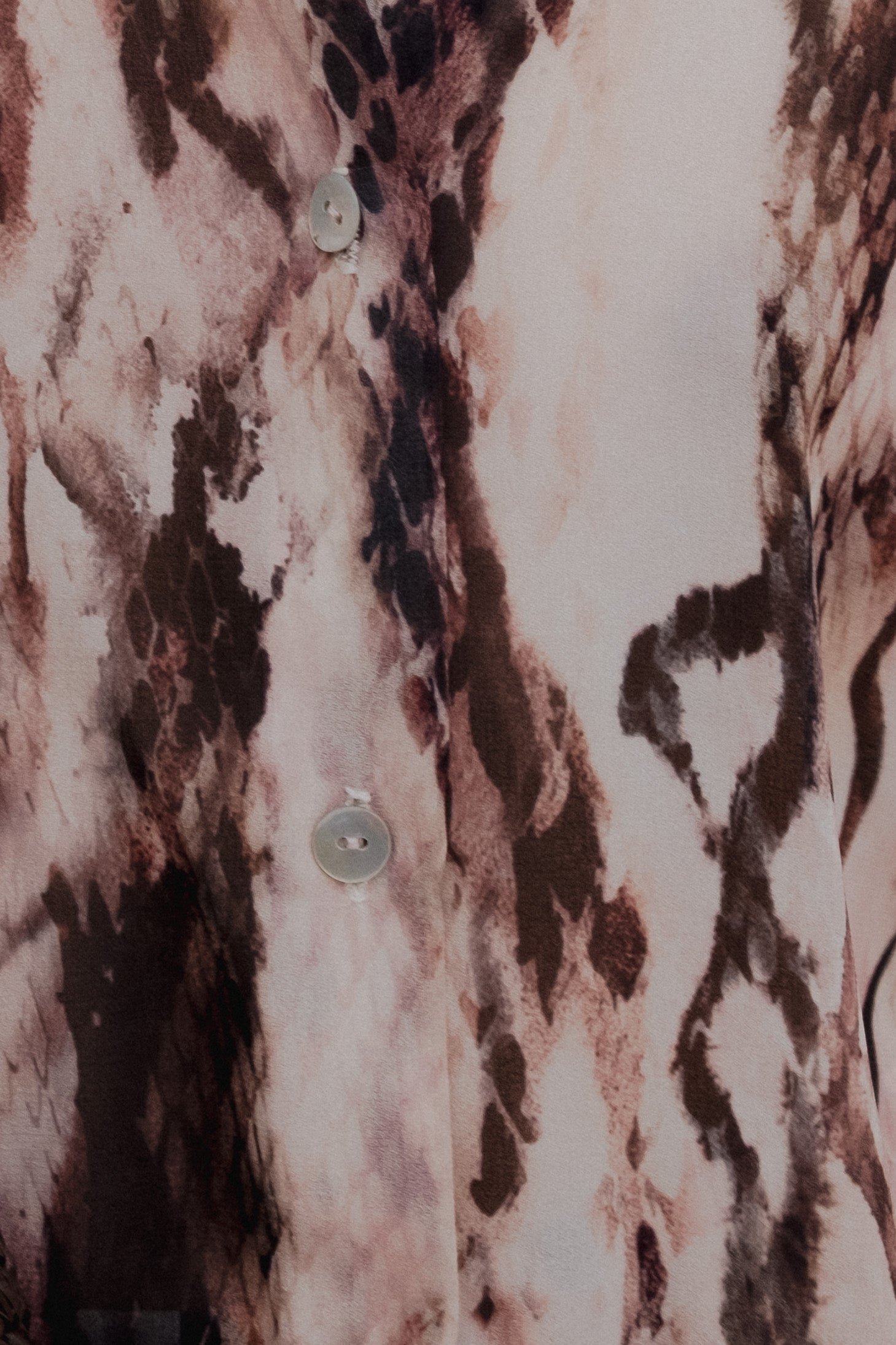 Camisa semitransparente estampada - Rosa - Imagen 2