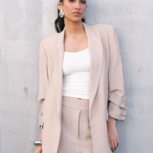 Blazer textura - Crudo