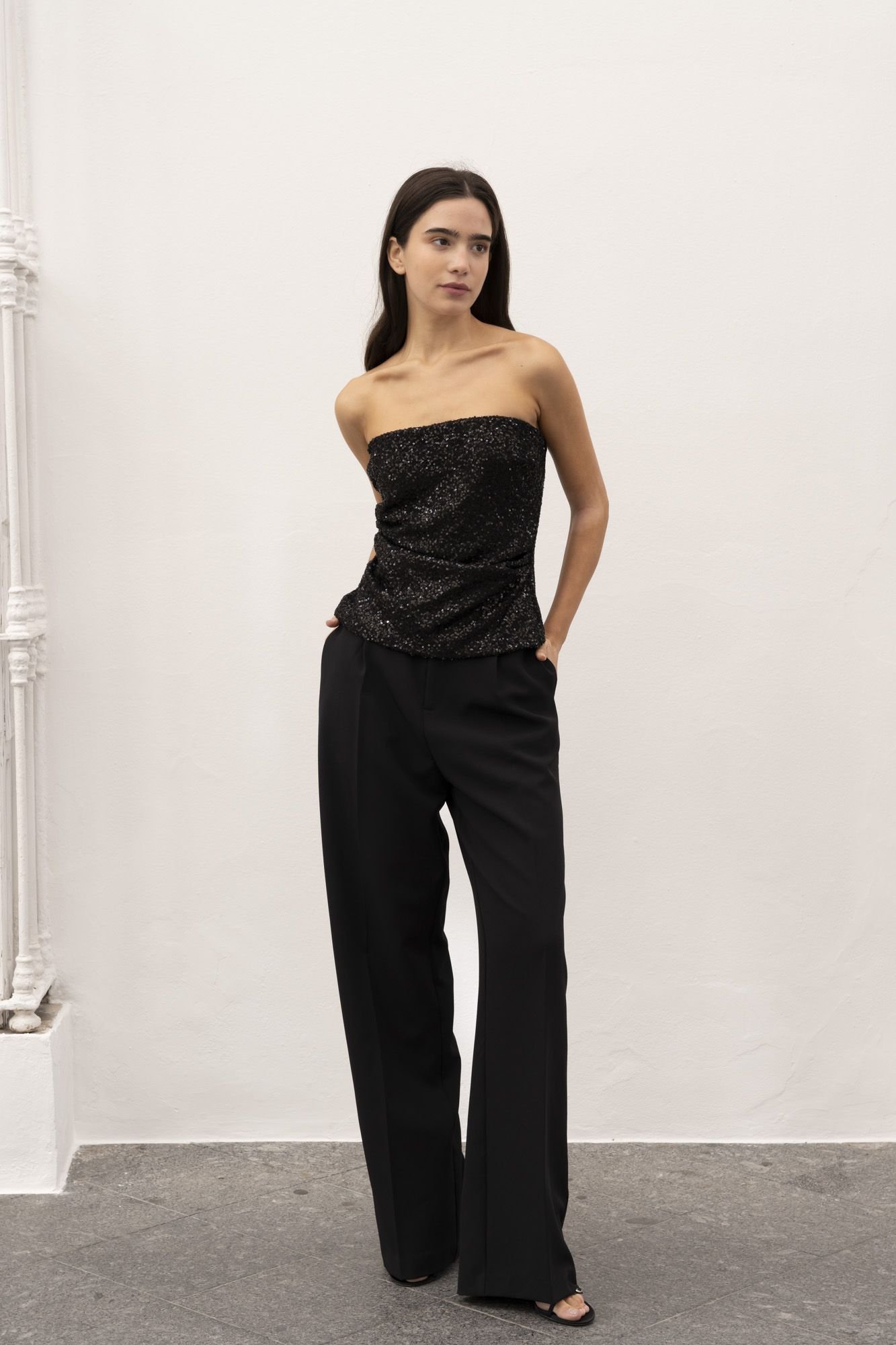 Top bandeau - Negro - Imagen 4