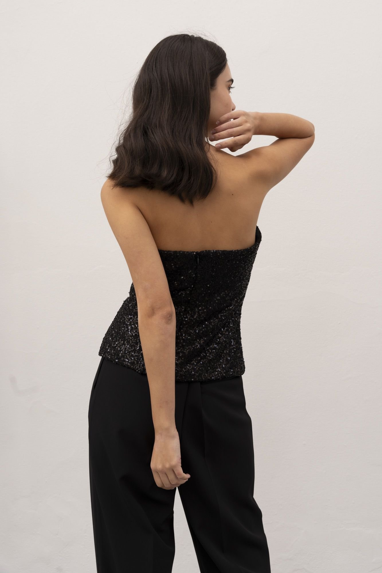 Top bandeau - Negro - Imagen 5