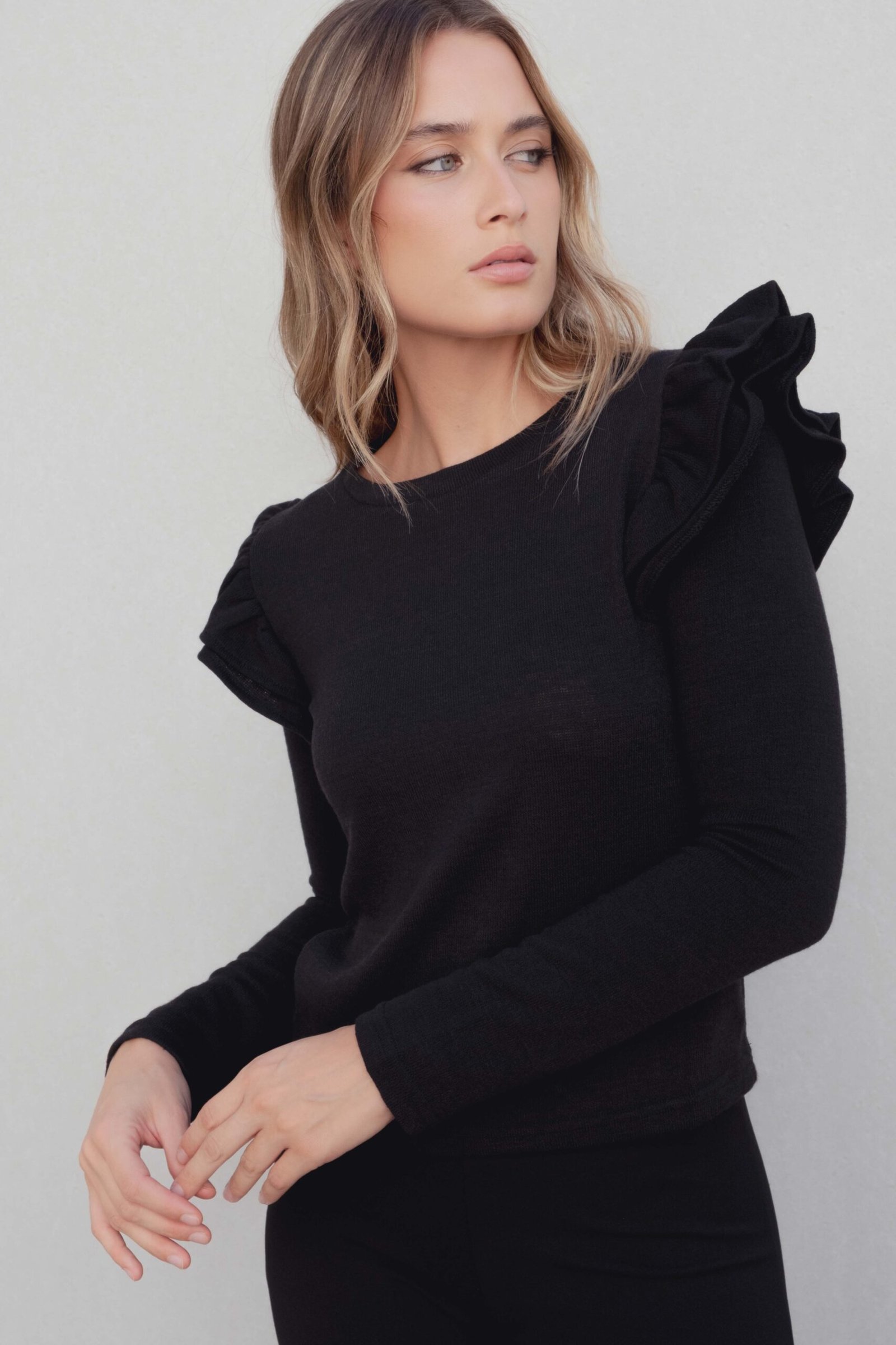 Jersey volantes - Negro - Imagen 3