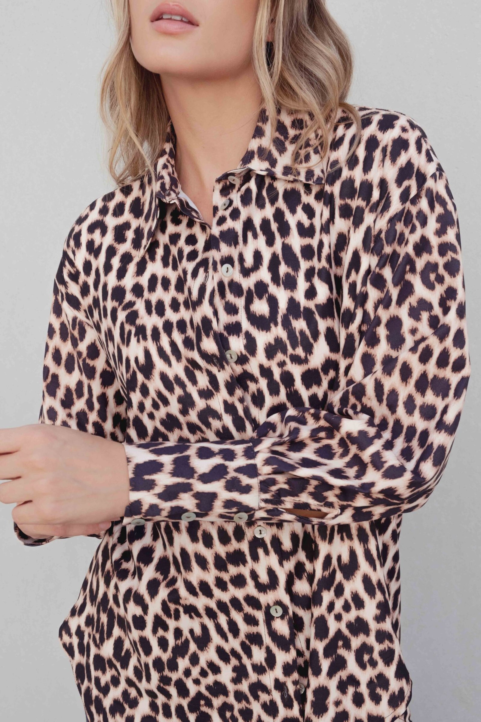 Camisa estampado animal print