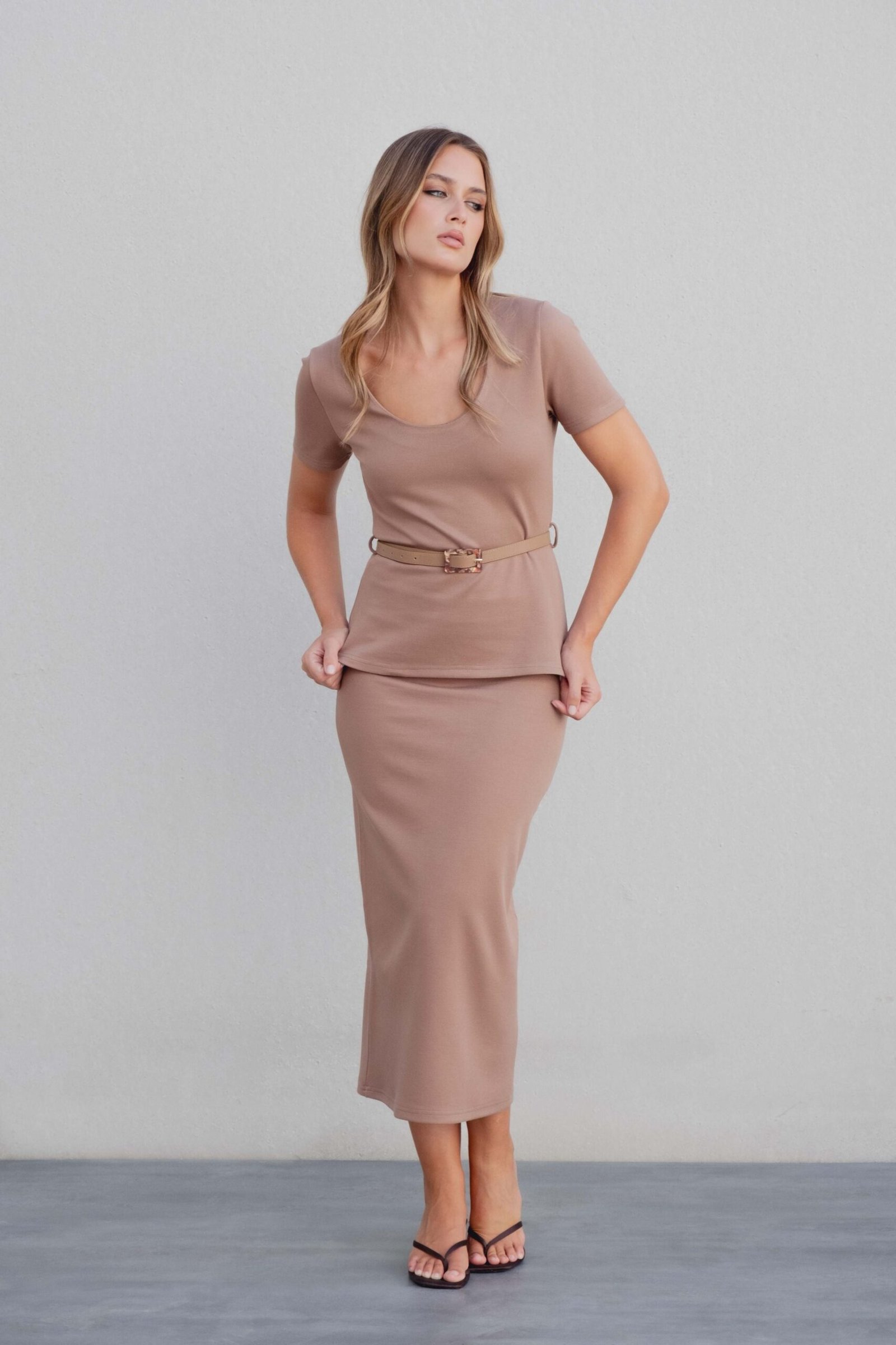 Cuerpo punto cinturón - Beige - Imagen 2