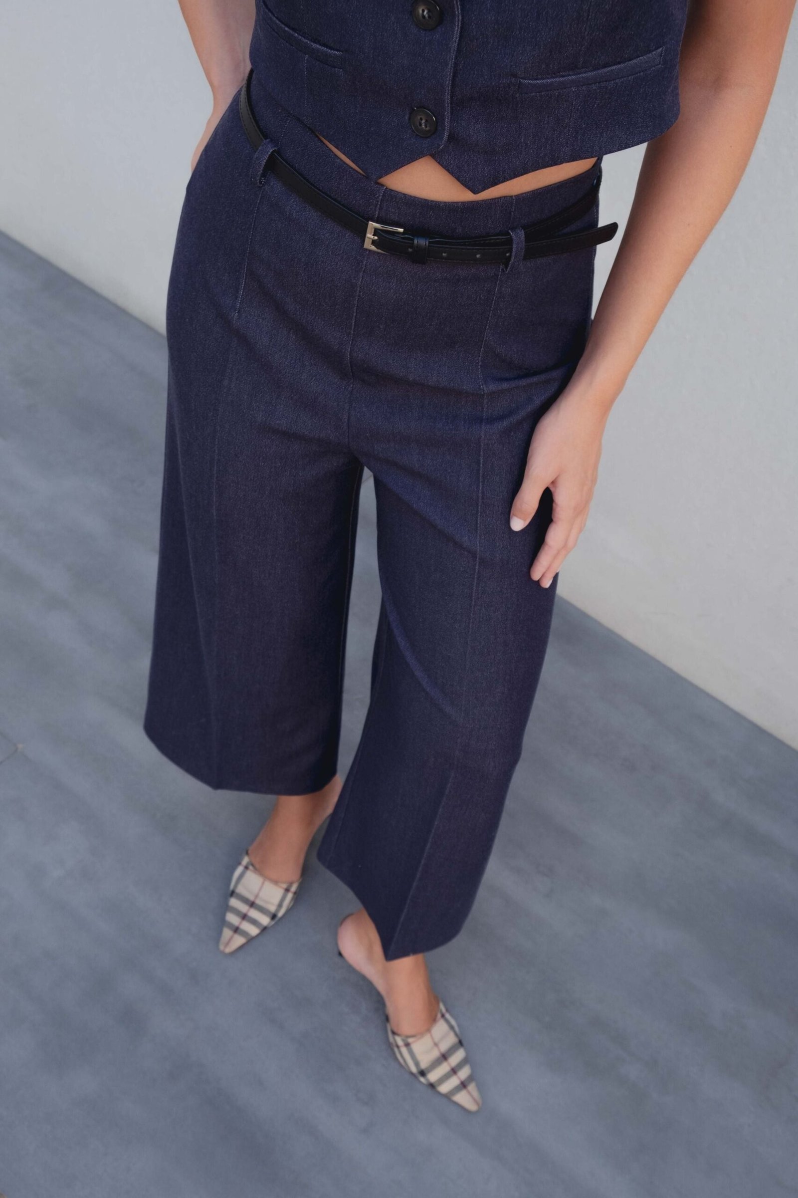 Chaleco corto denim - Imagen 4