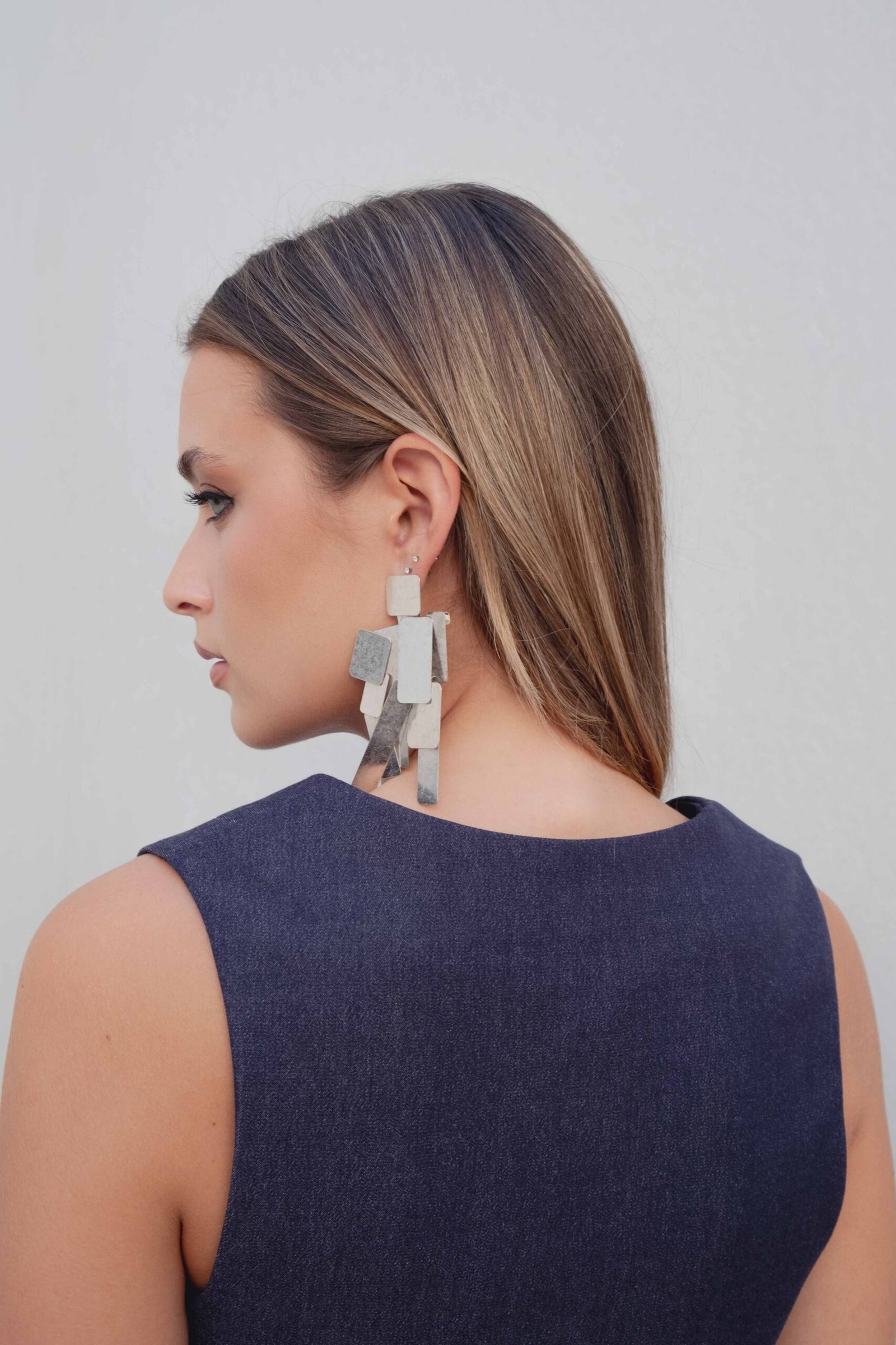 Chaleco corto denim - Imagen 6