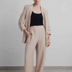 Pantalón fluido - Marrón