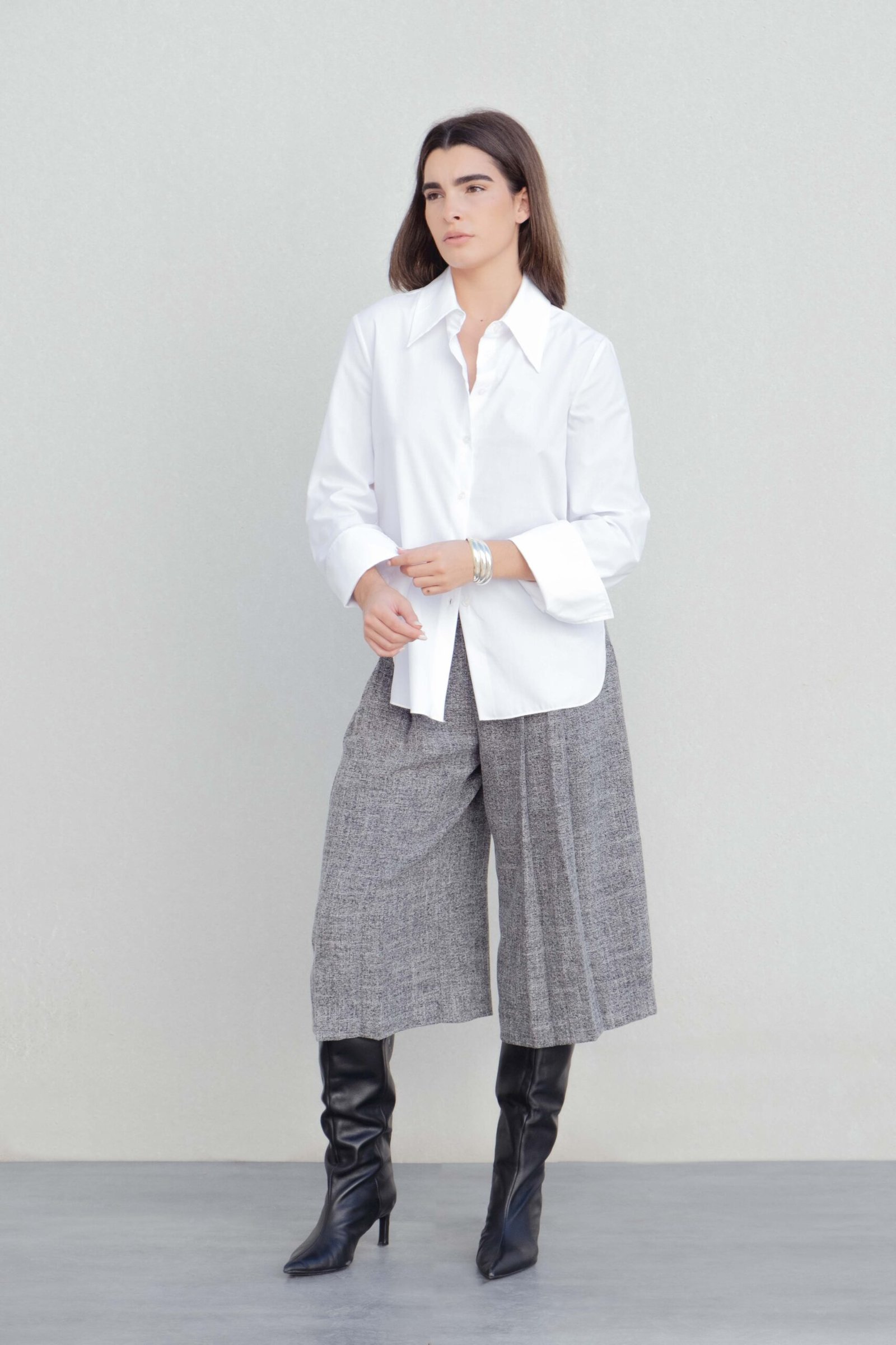 Camisa popelín blanca