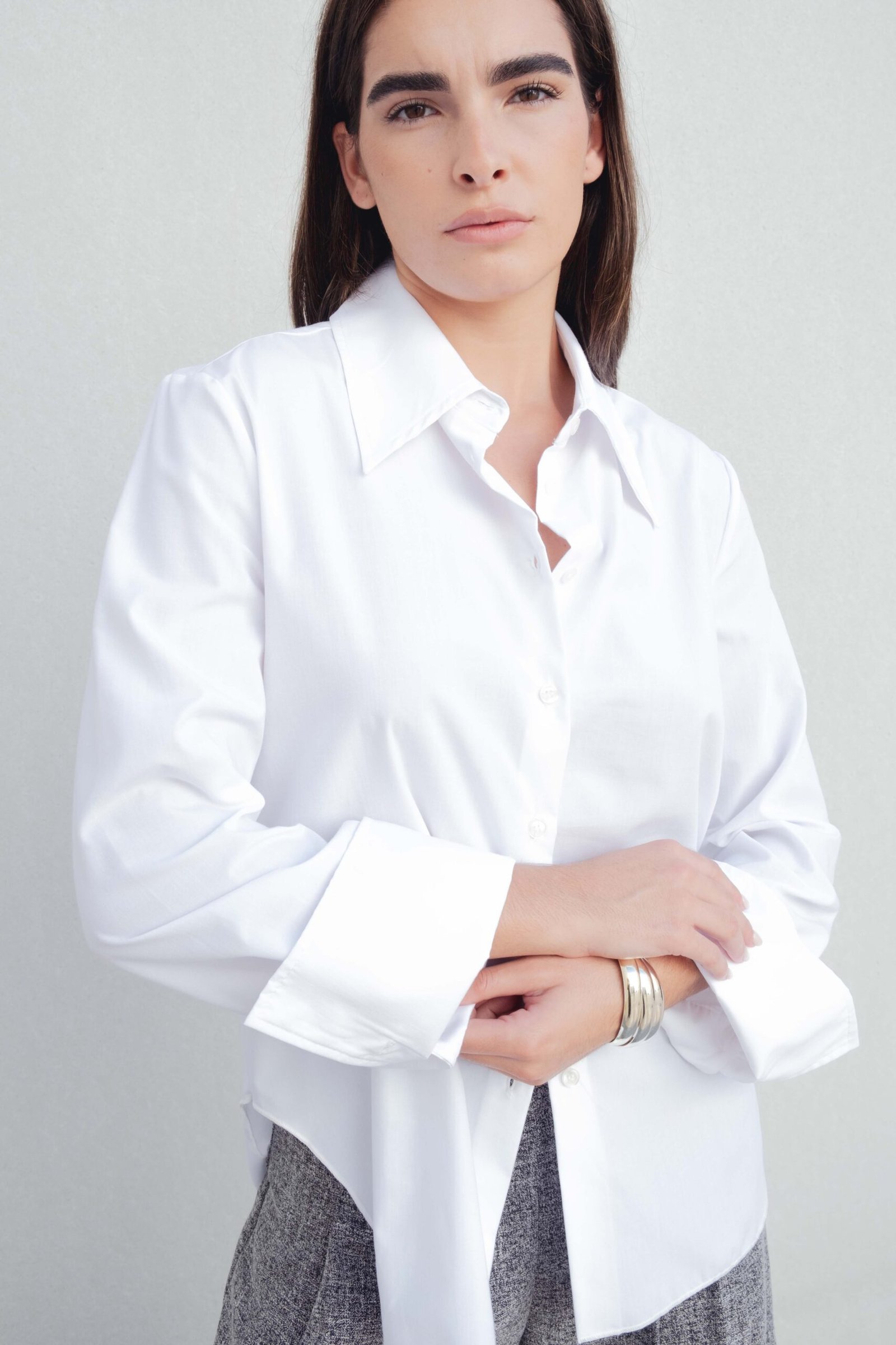Camisa popelín blanca - Imagen 3