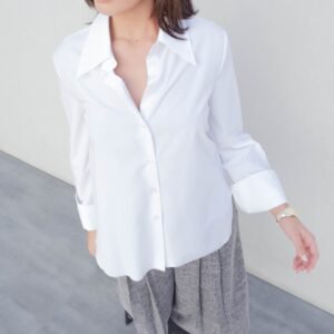 Camisa popelín color blanco