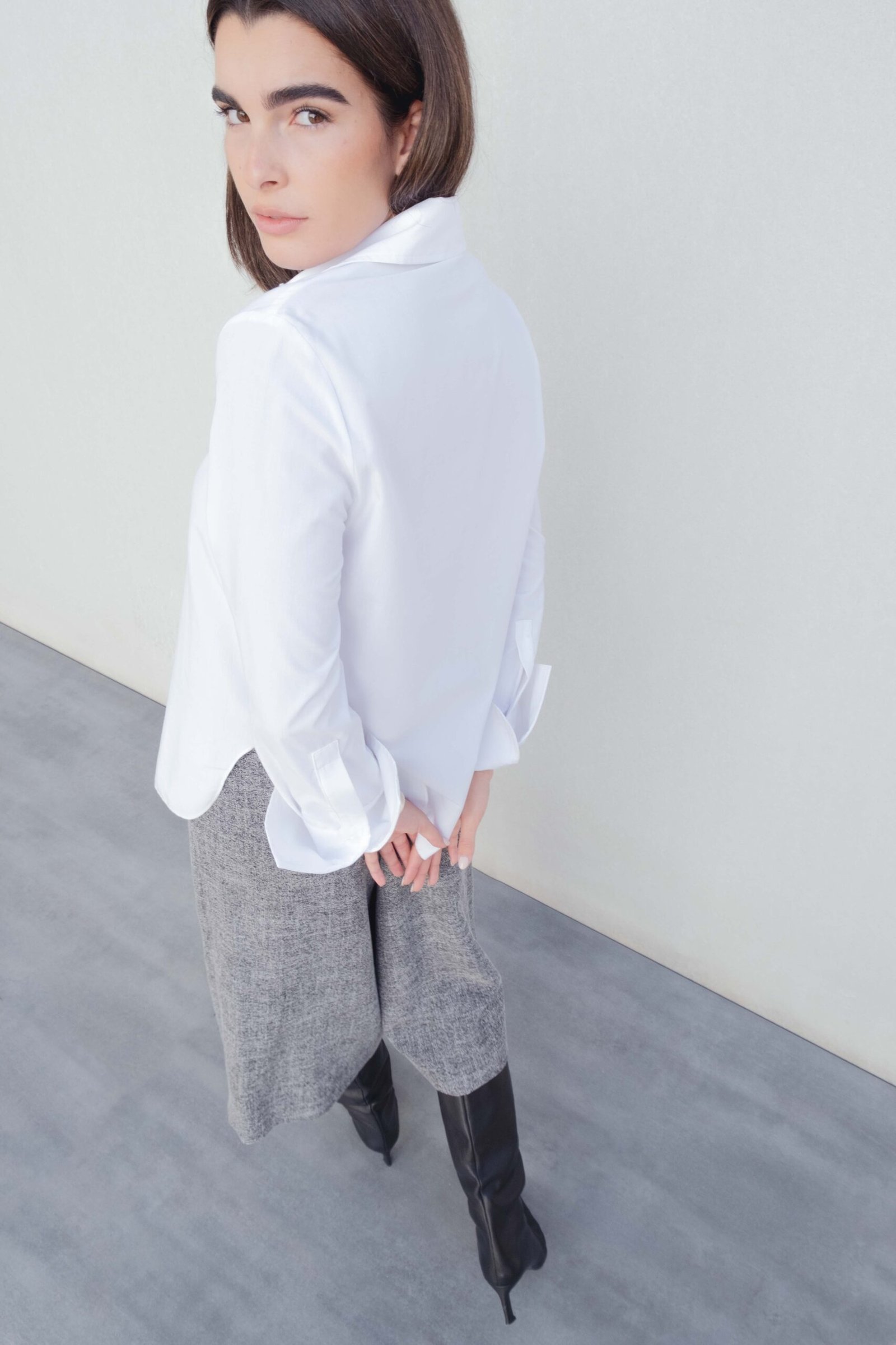 Camisa popelín blanca - Imagen 4