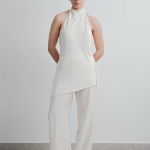 Pantalón fluido - Beige