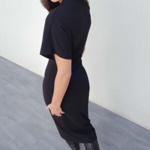 Vestido asimétrico - Negro